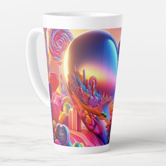 Candyland Pinball Heart Tasse (Thumbnail Test) (Linke Ecke)