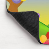 Candyland Süßigkeiten Candy Cupcake Trail Mouse Pa Mousepad (Ecke)