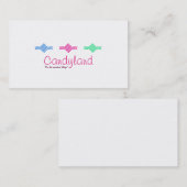 Candyland Süßigkeits-Gewohnheits-Visitenkarte Visitenkarte (Vorne/Hinten)
