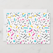 Candyland Sweet Celebration Kindergeburtstag Foto Einladung (Rückseite)