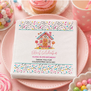 Candyland Sweet Celebration Kindergeburtstag Party Serviette