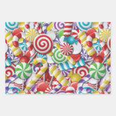 Candyland Trio Geschenkpapier Set (Vorderseite)