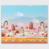 Candyland Wrapping Paper Geschenkpapier (Flach)