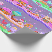 Candyland Wrapping Paper Geschenkpapier (Ecke)