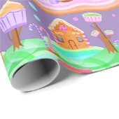 Candyland Wrapping Paper Geschenkpapier (Rolleneckpunkt)