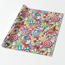 Candyland Wrapping Paper Geschenkpapier