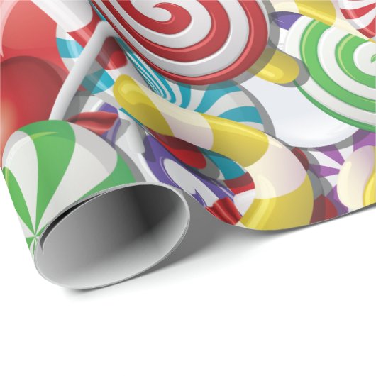 Candyland Wrapping Paper Geschenkpapier (Rolleneckpunkt)