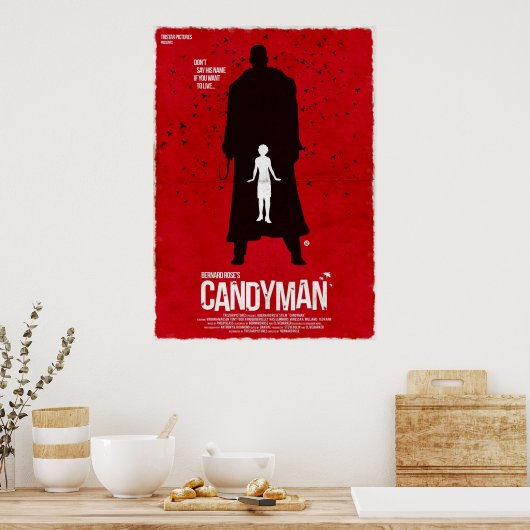 Candyman Red Collection Poster (Küche)