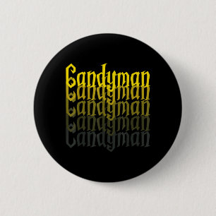 Candyman Rückwärts Spiegel Halloween Kostüm Lustig Button