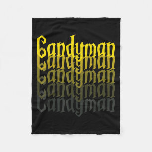 Candyman Rückwärts Spiegel Halloween Kostüm Lustig Fleecedecke
