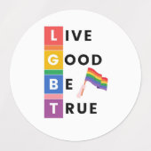 CandyOwl LGBT Stickers Etiketten (Design 2)