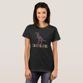 Candysaurus Candy Corn Kleinkind Kid Dinosaur Hall T-Shirt (Vorne ganz)
