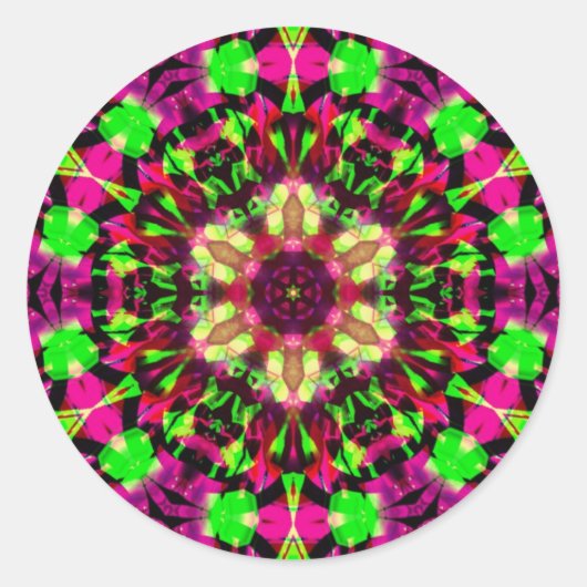 Candystar-Aufkleber Runder Aufkleber (Vorderseite)