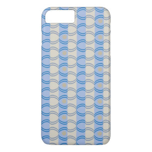 Candystripe Blau auf lagertan Case-Mate iPhone Hülle