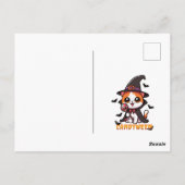 candyween - cat Hexenhalloween Postkarte (Rückseite)