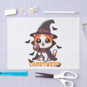 candyween - cat Hexenhalloween Seidenpapier (Handwerk)