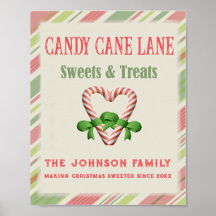 Cane Cane Lane Vintage Familien Pastell Poster