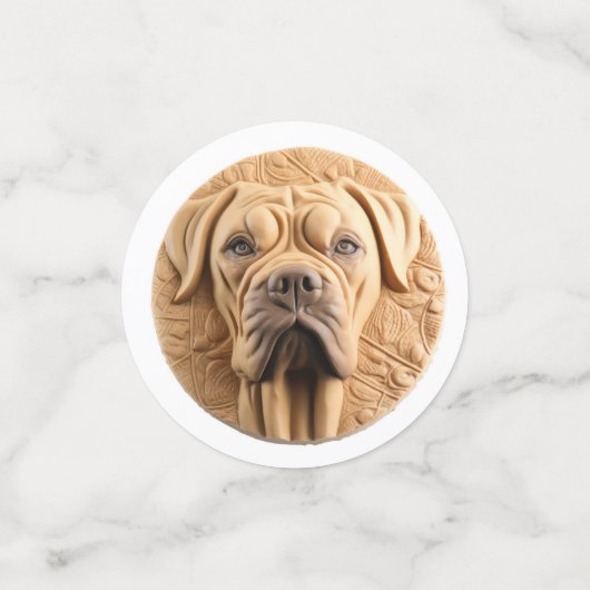 Cane Corso 3D Inspiriert Konfetti (Klein Vorderseite)