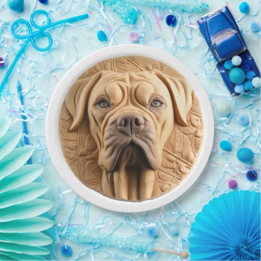 Cane Corso 3D Inspiriert Pappteller (Party)