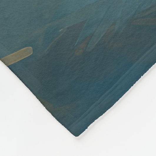 Cane Corso Beach Surfgrafik Fleecedecke (Ecke)