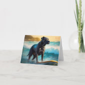 Cane Corso Beach Surfgrafik Karte (Vorderseite)