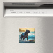 Cane Corso Beach Surfgrafik Magnet (In Situ (Geschirrspüler))