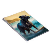 Cane Corso Beach Surfgrafik Notizblock (Rechte Seite)