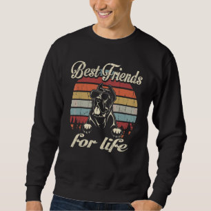 Cane Corso Best Friends for Life Vintag Retro Sweatshirt