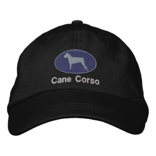 Cane Corso bestickter Hut (dunkel)