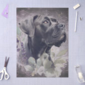 Cane Corso Blumenhund Seidenpapier (Basteln)