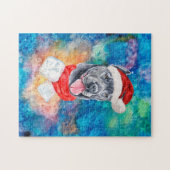 Cane Corso Breed Dog Weihnachten Puzzle (Horizontal)