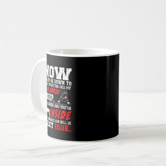 Cane Corso - Cane Corso Kaffeetasse (Vorderseite Links)