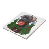 Cane Corso Christmas Fliese (Seite)
