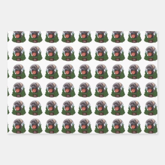 Cane Corso Christmas Geschenkpapier Set (Vorderseite 3)