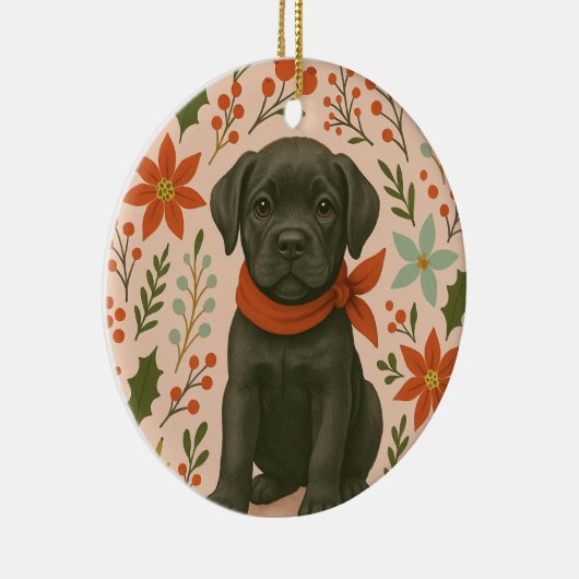 Cane Corso Christmas Keramik Ornament (Rechts)