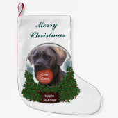 Cane Corso Christmas Kleiner Weihnachtsstrumpf (Vorderseite)
