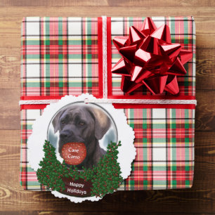 Cane Corso Christmas Ornament Karte