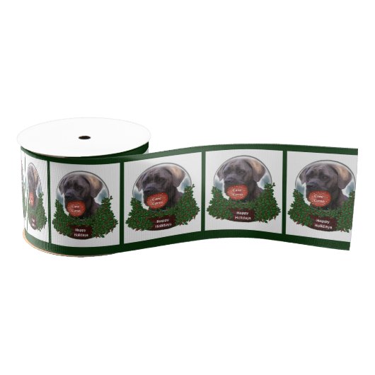 Cane Corso Christmas Ripsband (Spule)