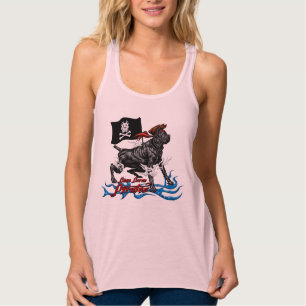 Cane Corso, der Kapitän des Piratenschiffs Tank Top