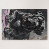 Cane Corso Devoted Guardian Heart Charm Valentine Puzzle (Horizontal)