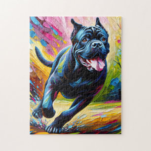 Cane Corso Dog Akryllische Kunstdruckerei Hund Lov Puzzle
