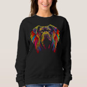 Cane Corso Dog Angel Wings Sweatshirt (Vorderseite)
