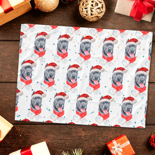 Cane Corso Dog Breed Christmas Stars Fleecedecke