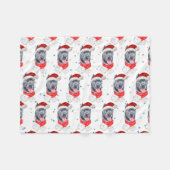 Cane Corso Dog Breed Christmas Stars Fleecedecke (Vorderseite (Horizontal))