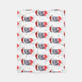 Cane Corso Dog Breed Christmas Stars Fleecedecke (Vorderseite)