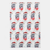 Cane Corso Dog Breed Christmas Stars Geschirrtuch (Vertikal)