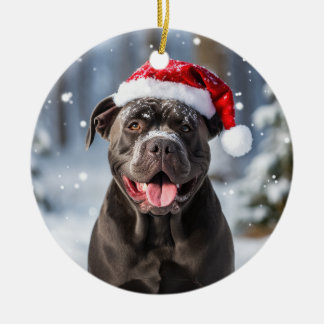 Cane Corso Dog Christmas Keepake Keramik Ornament
