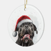 Cane Corso Dog Christmas Personalized Keramik Ornament (Links)