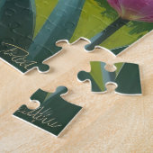 Cane Corso Dog Frühlingsblumen Malerei Puzzle (Seite)