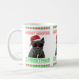 Cane Corso Dog Funny Merry Woofing Weihnachten Kaffeetasse